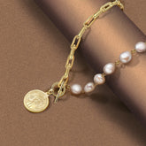 Shashi - Republique Dual Pendant Necklace - Gold Ins Street